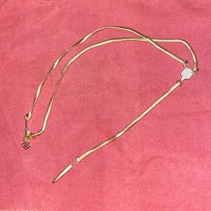 Kendra Scott lariat style necklace.